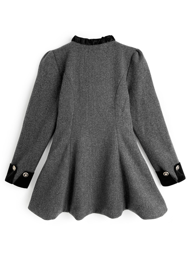 リボンフレアミニコート[ru1378] | レディースファッション通販の