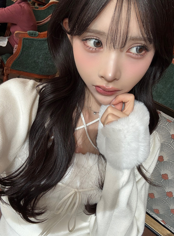 ファーホルターネックリボンニットトップス[ru1387] | レディース