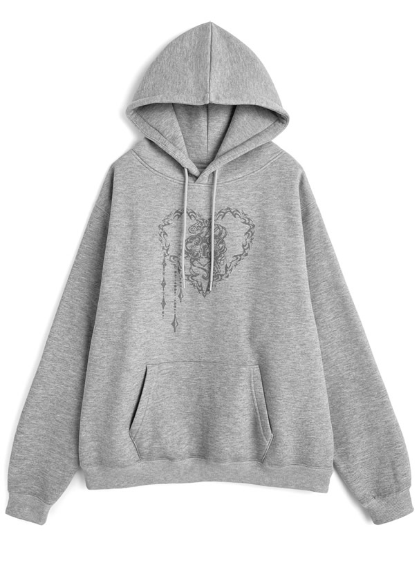 ロゴプリントスウェットパーカー