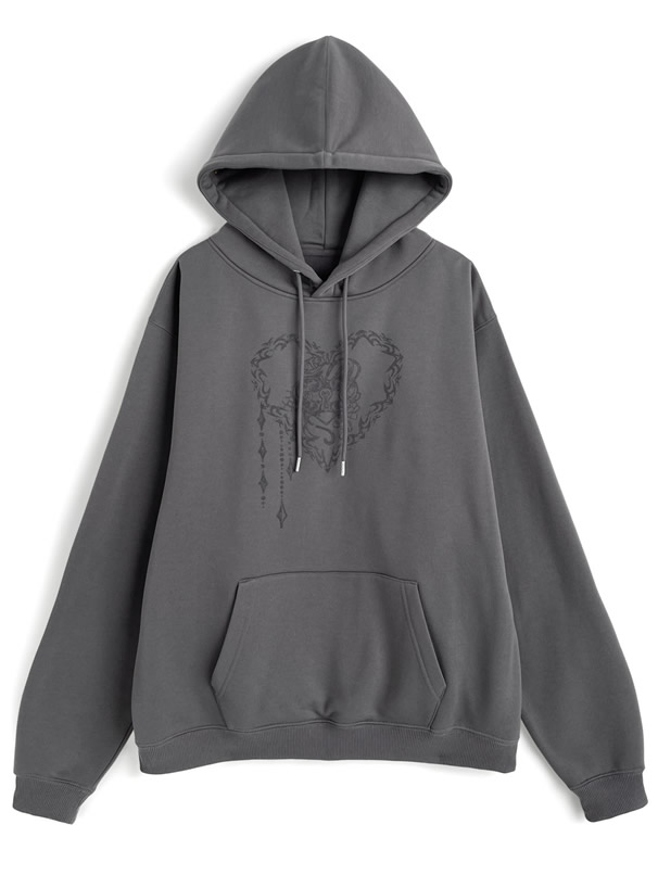 ロゴプリントスウェットパーカー