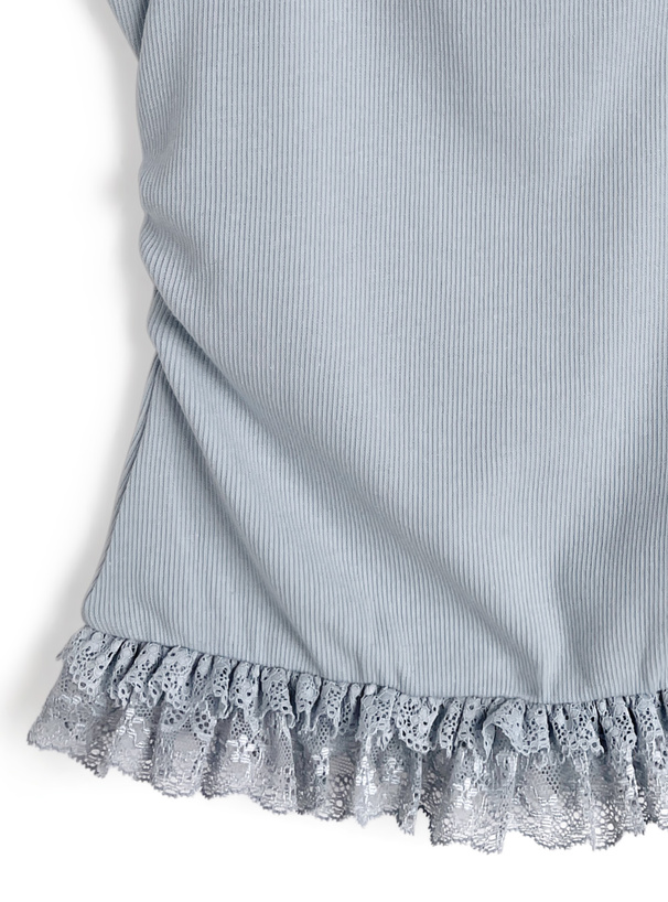 パールレースフリルキャミソール