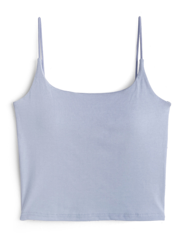 カップ付きショート丈キャミソール