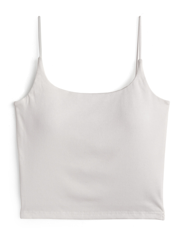 カップ付きショート丈キャミソール