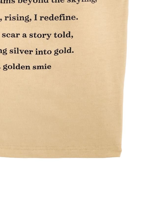 カップ付きレースロゴプリントキャミソール