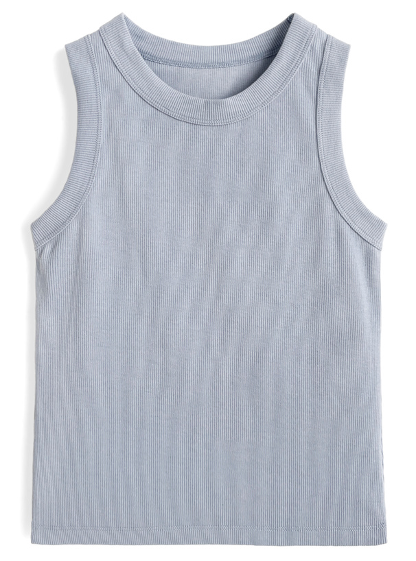 リブタンクトップ