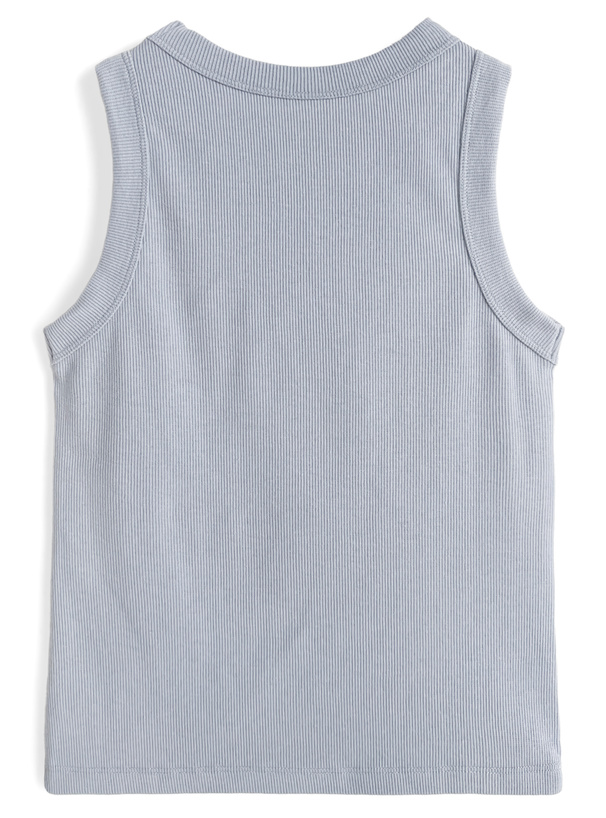 リブタンクトップ