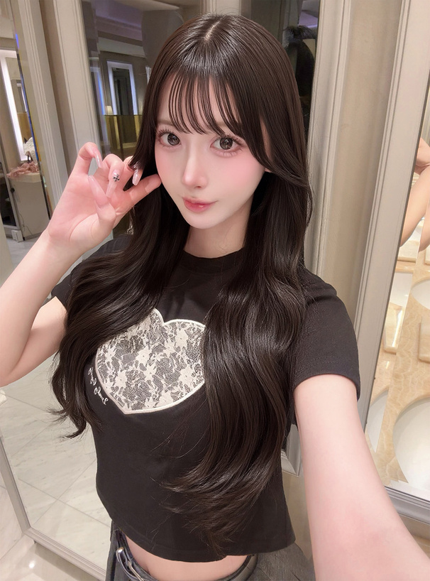 ハートレースTシャツ