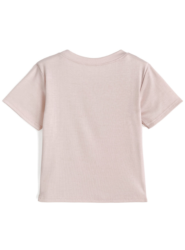 リボンロゴプリントTシャツ