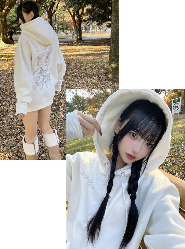 ロゴプリントスウェットトップス