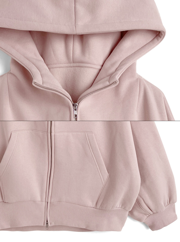 オーバーサイズダブルジップスウェットパーカー