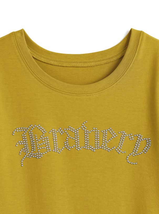 スタッズロゴTシャツ