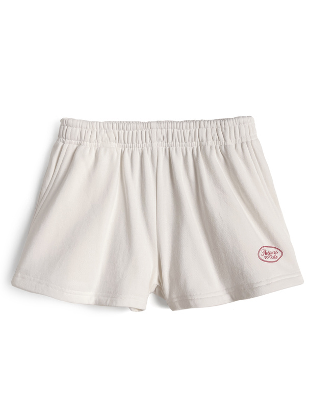 ロゴプリントスウェットショートパンツ