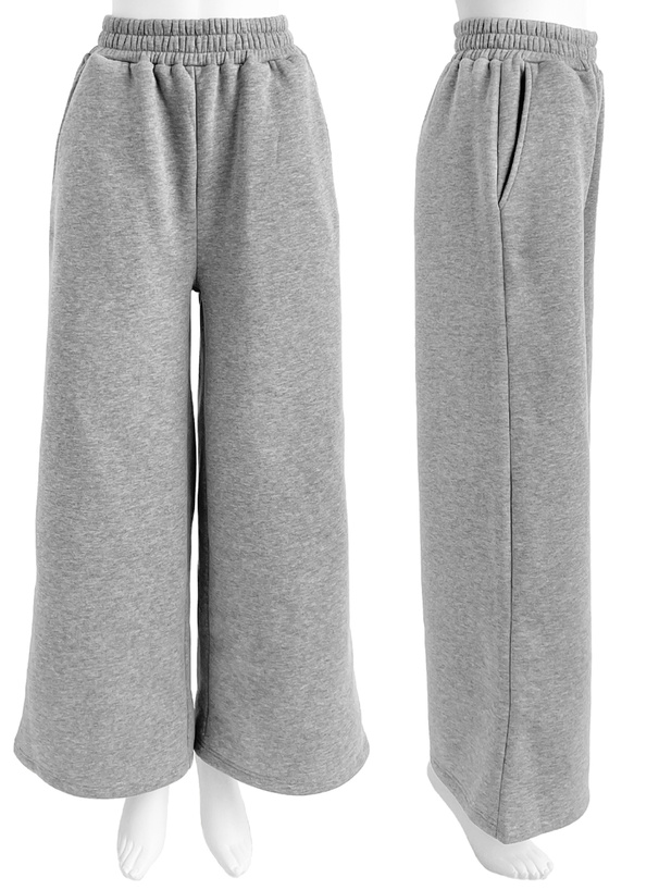 スウェットワイドパンツ