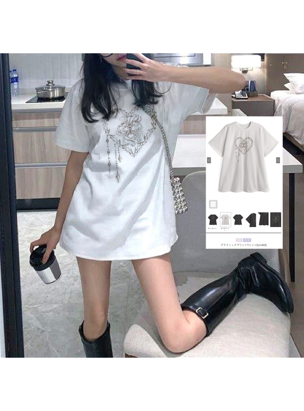 グラフィックプリントTシャツ