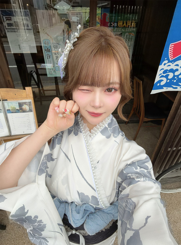 牡丹柄浴衣セット