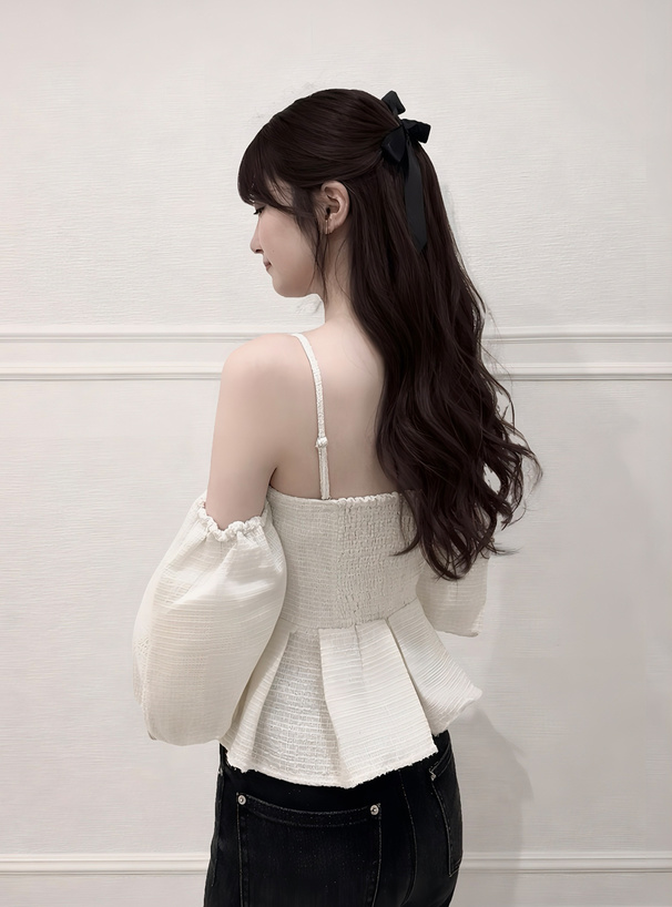 ツイードアメスリペプラムトップス NATURAL BEAUTY BASIC｜ツイードアメスリペプラムトップス | Rakuten