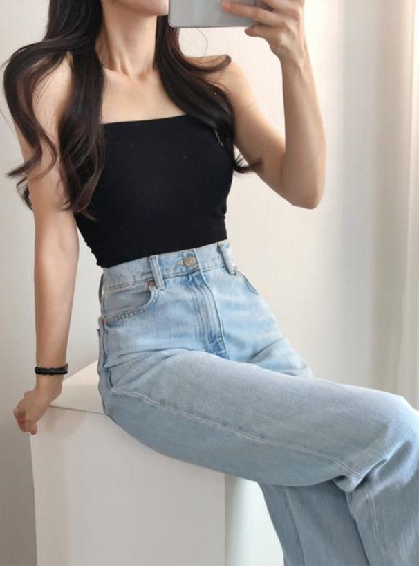 カップ付きベアトップ