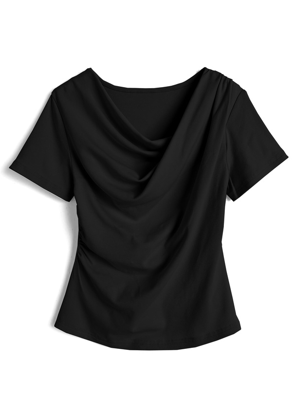 ドレープカシュクールトップス