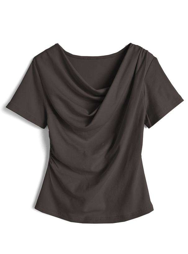 ドレープカシュクールトップス