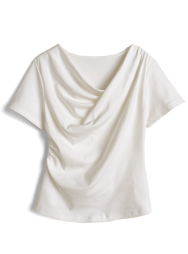 ドレープカシュクールトップス