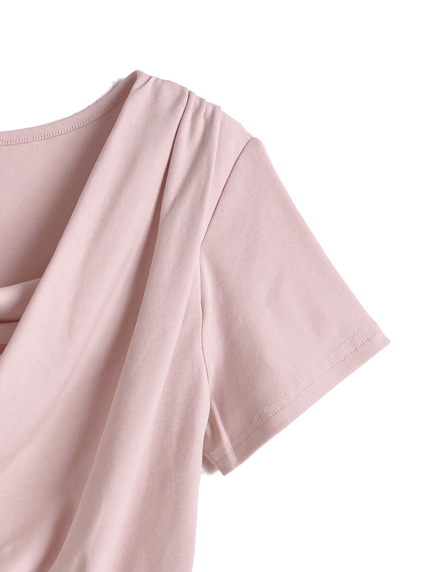 ドレープカシュクールトップス