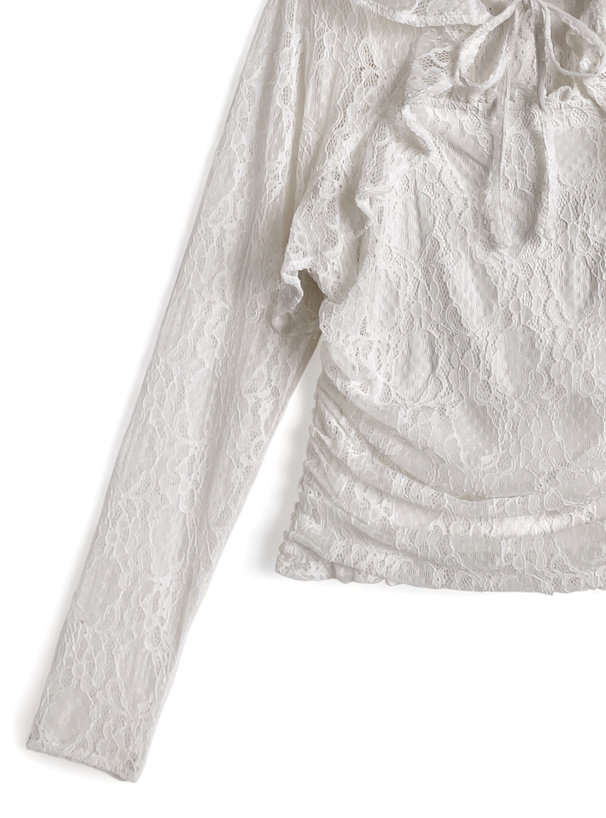 フード付きボレロ×ギャザーキャミソールアンサンブル