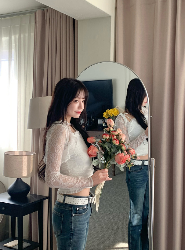 フード付きボレロ×ギャザーキャミソールアンサンブル