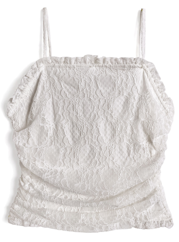 フード付きボレロ×ギャザーキャミソールアンサンブル