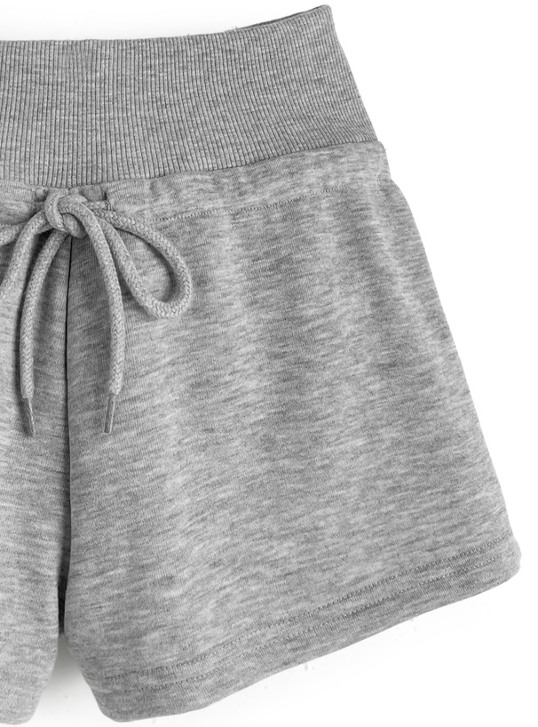 ウエストリブスウェットショートパンツ