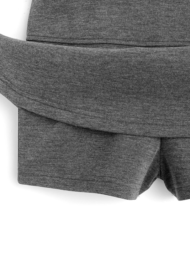 インパン付きポンチミニスカート