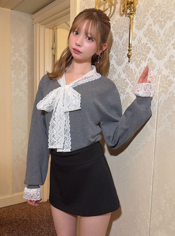 インパン付きポンチミニスカート