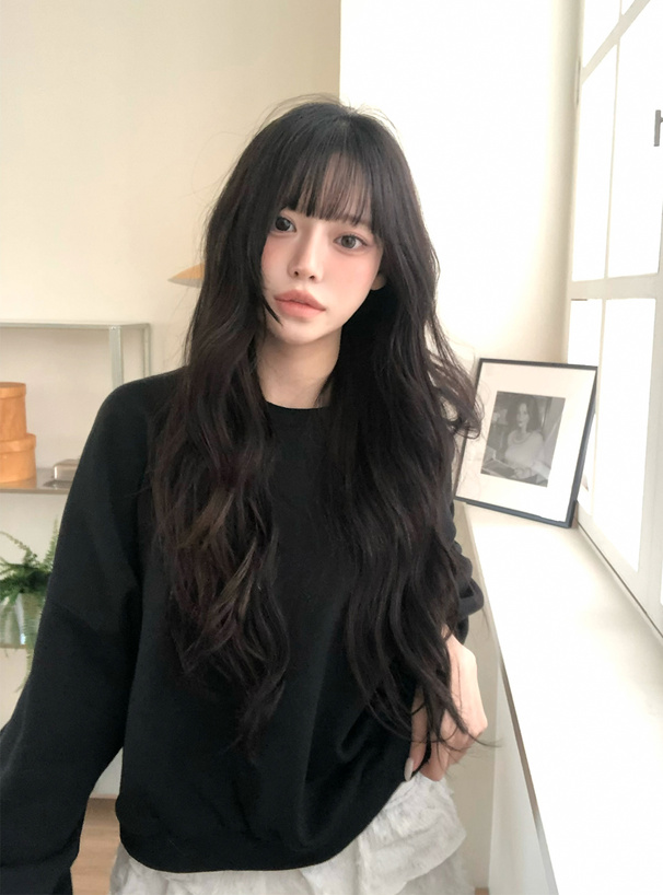 ショート丈スウェットトップス