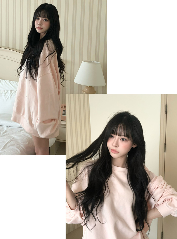 オーバーサイズスウェットトップス