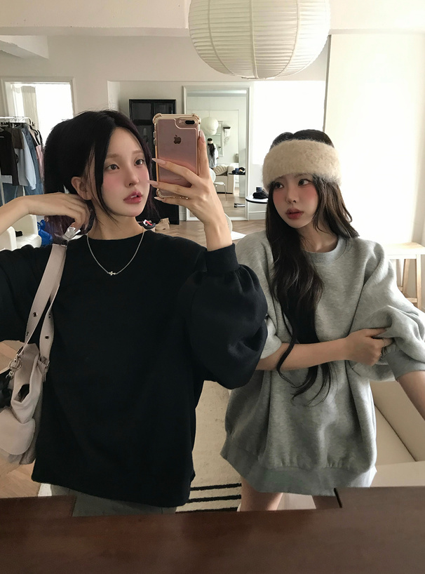 オーバーサイズスウェットトップス