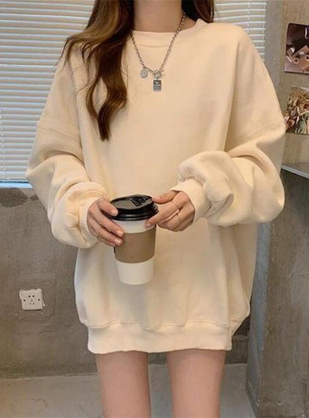 オーバーサイズスウェットトップス