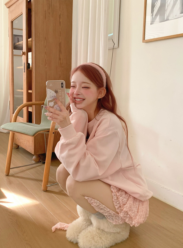 2Wayルーズスウェットトップス