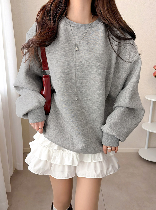 2Wayルーズスウェットトップス