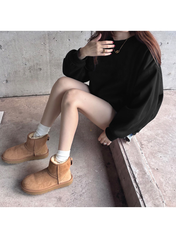 2Wayルーズスウェットトップス