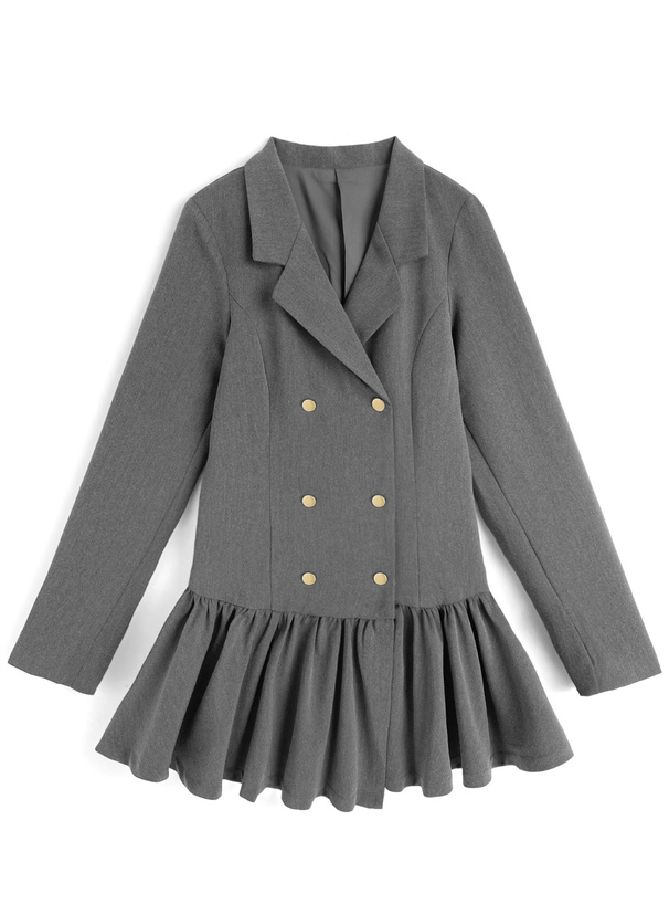 テーラードジャケットミニワンピース