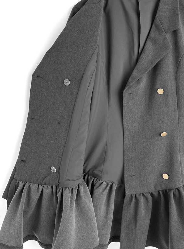 テーラードジャケットミニワンピース