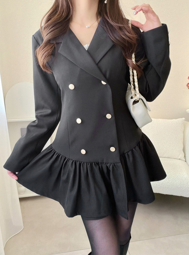 テーラードジャケットミニワンピース