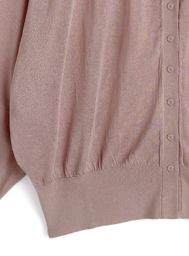 シアーニットカーディガン