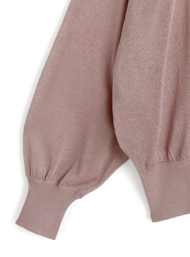 シアーニットカーディガン