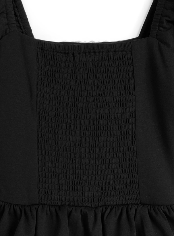 レースティアードミニワンピース