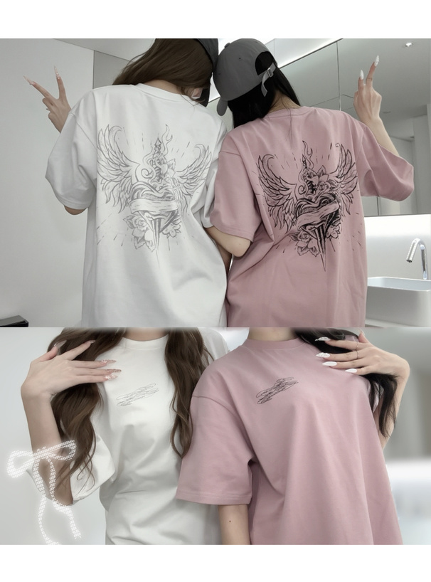 グラフィックプリントTシャツ