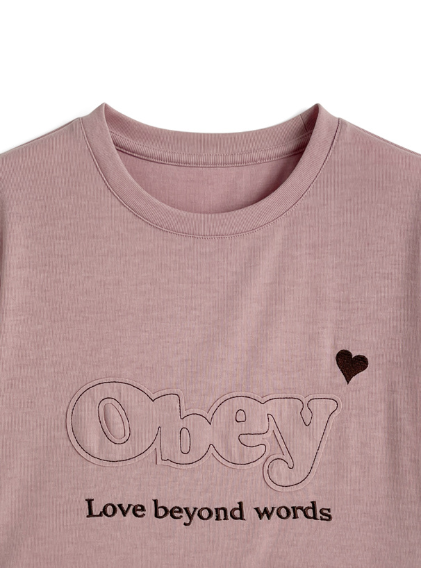 パッチロゴショート丈Tシャツ