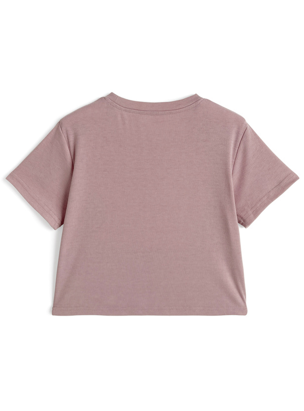 パッチロゴショート丈Tシャツ