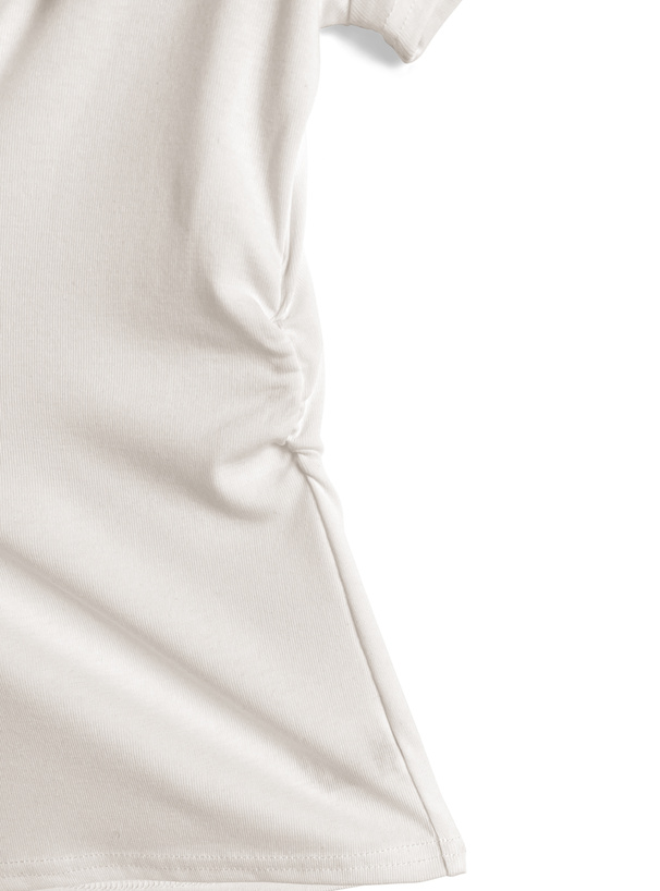 配色ラインワンショルダートップス