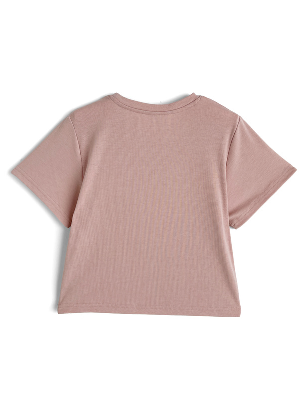 ハートロゴプリントTシャツ