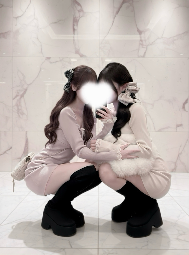 レースカーディガン×キャミソールミニワンピースアンサンブル